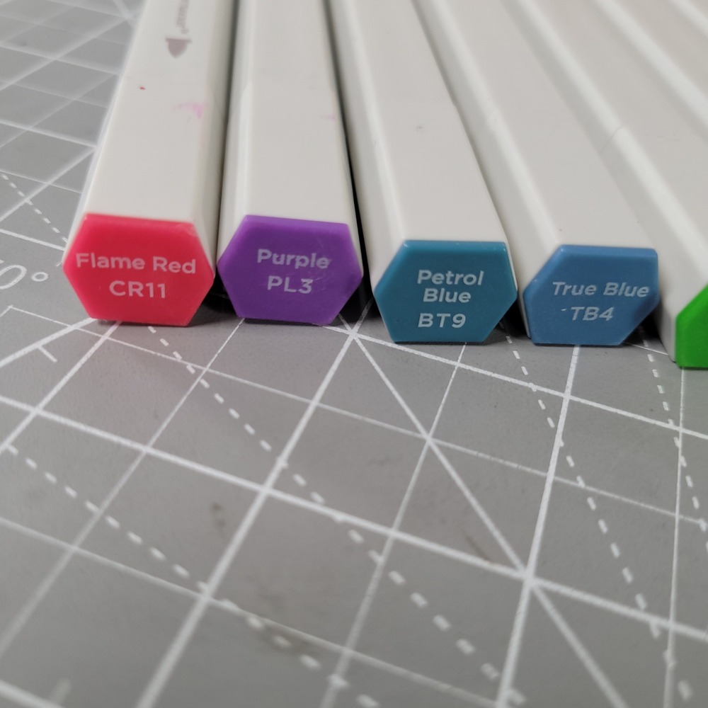 Spectrum Noir Illustrator Markers Lot 8 Multicolor Dual Tip Alcohol - Picture 4 of 5